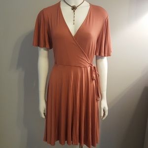 Soprano Faux Wrap Dress